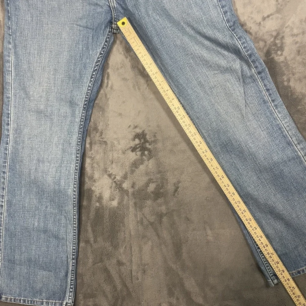 Levi's 527 Bootcut Jeans 36x30 Light Wash Blue 100% Cotton Denim